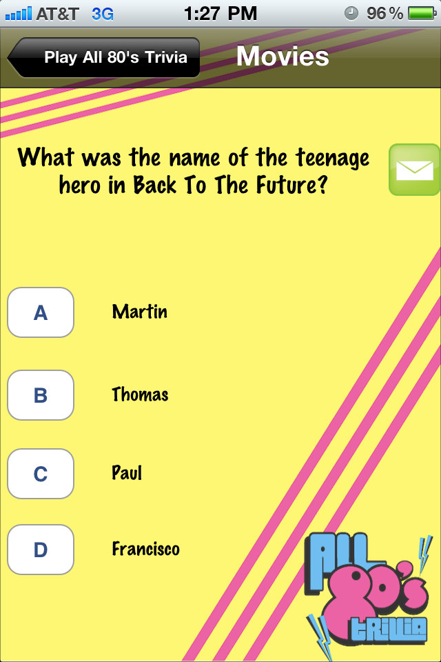 Screenshot All 80′s Trivia Screenshot All 80′s Trivia